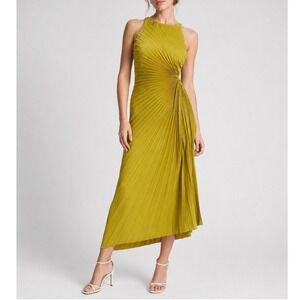 alc willow pleated dress A.L.C Willow Pleated Midi Dress Size 4. NWT